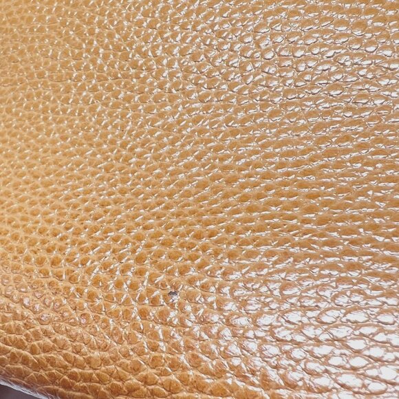 Heshe Shoulder/Crossbody Purse/Satchel-Leather-Multi Pockets-Adj. Strap-Camel - Picture 14 of 14